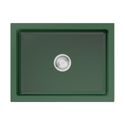 Мойка подстольный монтаж OMOIKIRI Mikura 61-RG Glossy Natceramic/royal green глянцевый