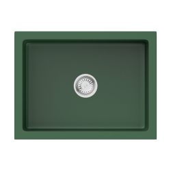 Мойка подстольный монтаж OMOIKIRI Mikura 61-RG Matt Natceramic/royal green матовый