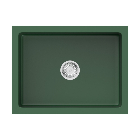 Мойка подстольный монтаж OMOIKIRI Mikura 61-RG Matt Natceramic/royal green матовый