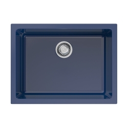 Мойка подстольный монтаж OMOIKIRI Okinoshima 61-U/I-IB Glossy Natceramic/indigo blue глянцевый
