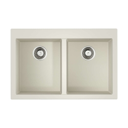 Врезная мойка OMOIKIRI Bosen 80-2-WH Tetogranit/белый