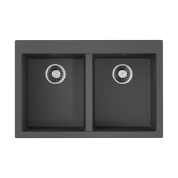 Врезная мойка OMOIKIRI Bosen 80-2-PL Tetogranit/платина