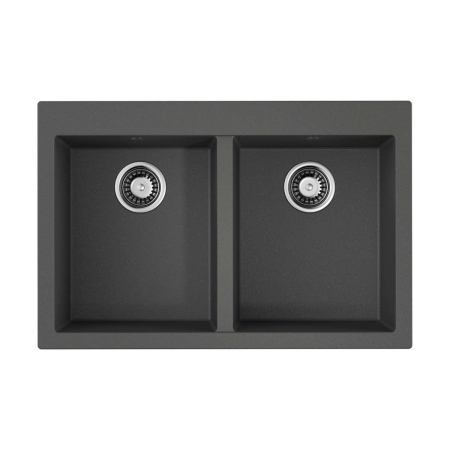 Врезная мойка OMOIKIRI Bosen 80-2-PL Tetogranit/платина