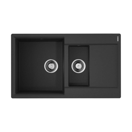 Врезная мойка OMOIKIRI Daisen 86-2-BL ARTGRANIT/черный