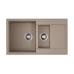 Врезная мойка OMOIKIRI Daisen 86-2-SA ARTGRANIT/бежевый