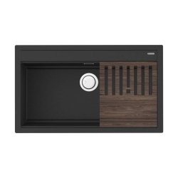 Врезная мойка OMOIKIRI Kitagawa 86-LB-GB Artceramic/графит