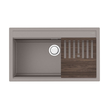 Врезная мойка OMOIKIRI Kitagawa 86-LB-GR Artceramic/leningrad grey