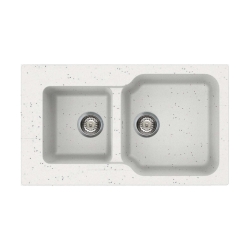 Врезная мойка OMOIKIRI Maru 86-2-EV Tetogranit/эверест