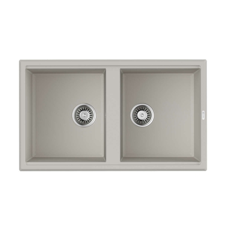 Врезная мойка OMOIKIRI Tedori 86-2-WH Tetogranit/белый