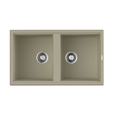 Врезная мойка OMOIKIRI Tedori 86-2-BE Tetogranit/ваниль