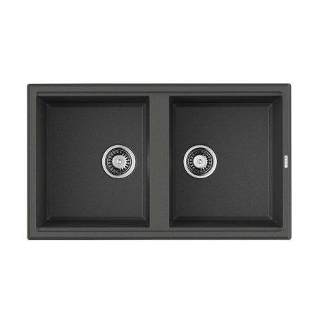 Врезная мойка OMOIKIRI Tedori 86-2-PL Tetogranit/платина