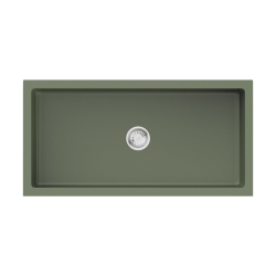 Мойка подстольный монтаж OMOIKIRI Mikura 91-OL Natceramic/olive