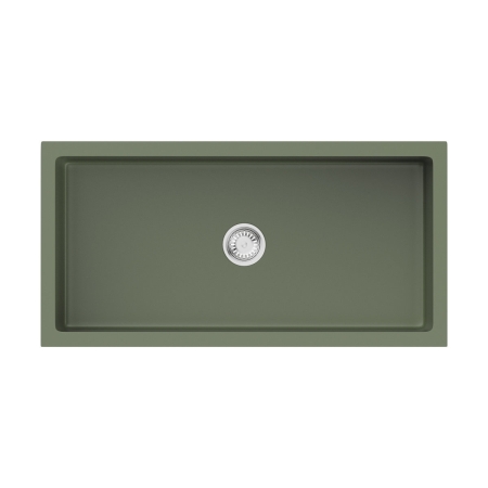 Мойка подстольный монтаж OMOIKIRI Mikura 91-OL Natceramic/olive