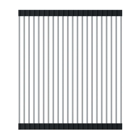 Ролл-мат для мойки OMOIKIRI ROLL-05-IN нержаеющая сталь/черный