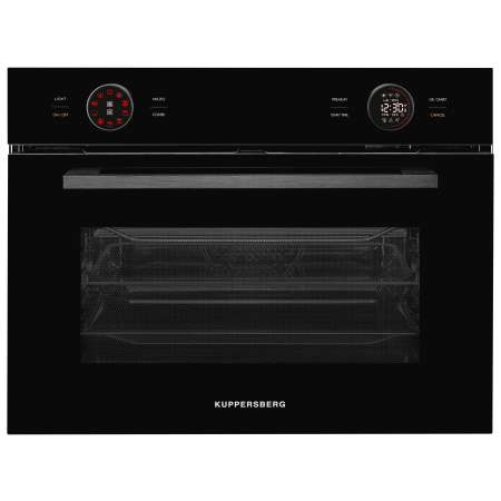 Компактный духовой шкаф с функцией СВЧ KUPPERSBERG KMW612 Black