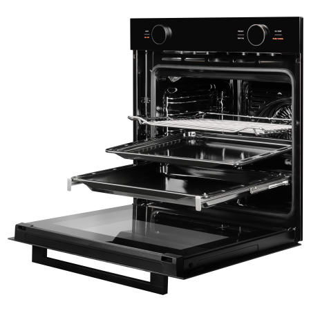 Компактный духовой шкаф с функцией СВЧ KUPPERSBERG KMW612 Black