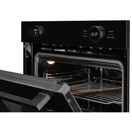 Компактный духовой шкаф с функцией СВЧ KUPPERSBERG KMW612 Black