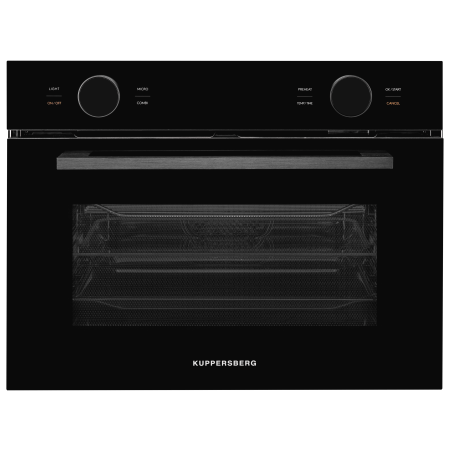 Компактный духовой шкаф с функцией СВЧ KUPPERSBERG KMW612 Black