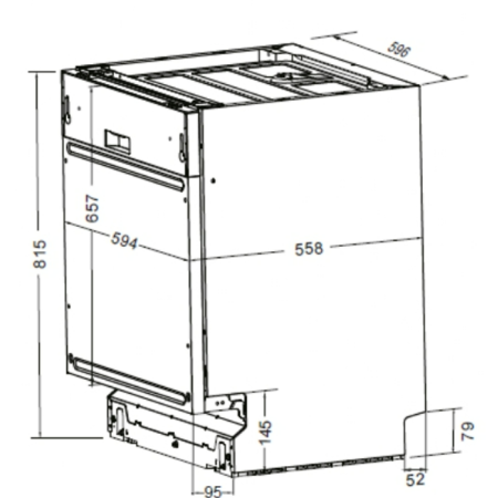 Встраиваемая посудомоечная машина KUPPERSBERG GS6057