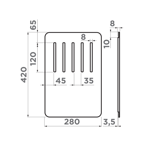 Разделочная доска OMOIKIRI CB-Yamakawa дуб