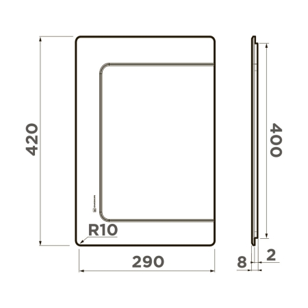 Разделочная доска OMOIKIRI CB-BASIC-400-GB графит