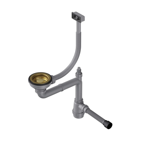 Арматура для одночашевых моек со скрытым переливом OMOIKIRI WK-1-S-AB античная бронза