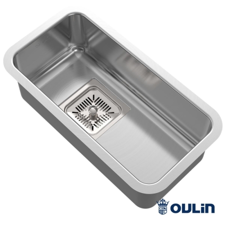 Мойка подстольный монтаж OULIN OL-0361 квадратный выпуск