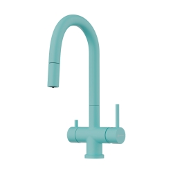 Смеситель комбинированный OMOIKIRI Akita-S-AZ Azur blue