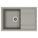 Врезная мойка Florentina ЛИПСИ-760 Грей