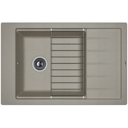 Врезная мойка Florentina ЛИПСИ-780Р Серый шёлк