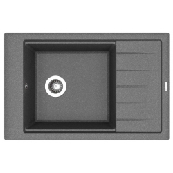 Врезная мойка Florentina ЛИПСИ-780Р Черный