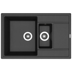 Врезная мойка Florentina ЛИПСИ-780К Антрацит