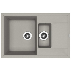 Врезная мойка Florentina ЛИПСИ-780К Грей