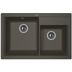Врезная мойка Florentina КАССИ-780 Антрацит