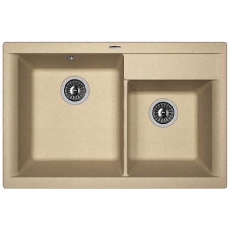 Врезная мойка Florentina КАССИ-780 Бежевый