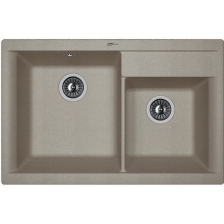 Врезная мойка Florentina КАССИ-780 Серый шёлк