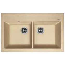 Врезная мойка Florentina ЛИПСИ-820 Песочный