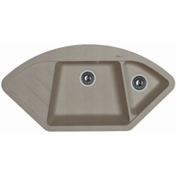 Врезная мойка Florentina ВЕСТА Серый шёлк