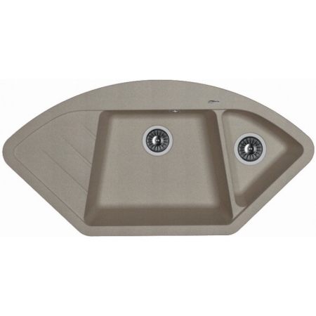 Врезная мойка Florentina ВЕСТА Серый шёлк