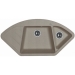 Врезная мойка Florentina ВЕСТА Серый шёлк