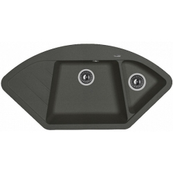 Врезная мойка Florentina ВЕСТА Черный