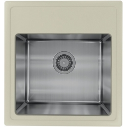 Врезная мойка комбинированная Florentina Комби-480 Грей