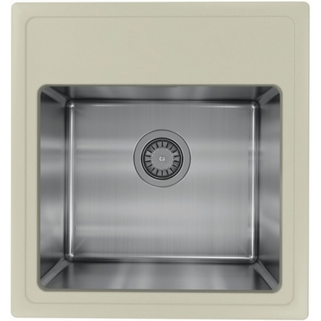 Врезная мойка комбинированная Florentina Комби-480 Грей