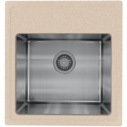 Врезная мойка комбинированная Florentina Комби-480 Песочный