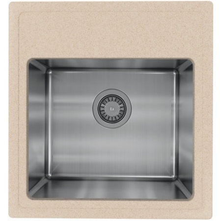 Врезная мойка комбинированная Florentina Комби-480 Песочный