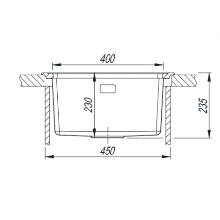 Врезная мойка комбинированная Florentina Комби-480 Песочный