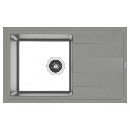 Врезная мойка комбинированная Florentina Комби-780 Грей