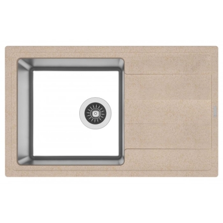 Врезная мойка комбинированная Florentina Комби-780 Песочный