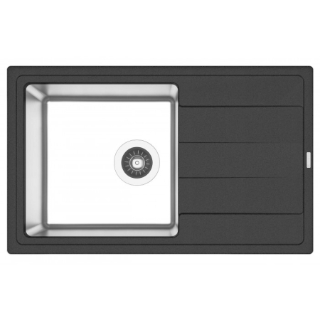 Врезная мойка комбинированная Florentina Комби-780 Антрацит