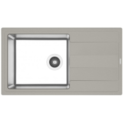 Врезная мойка комбинированная Florentina Комби-860 Грей